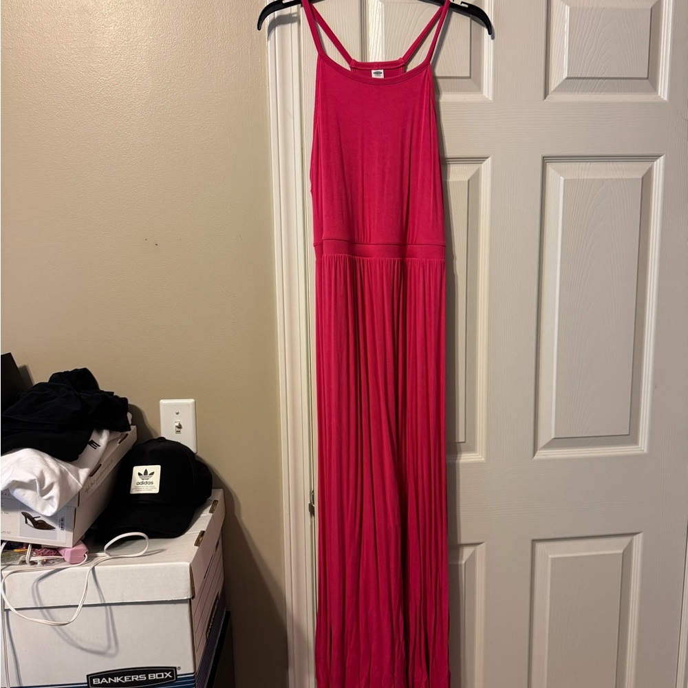 Old Navy Fuchsia Sleeveless Dress
